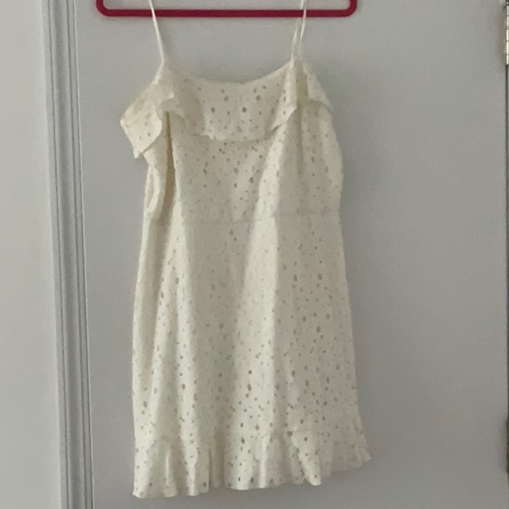 Altar’d State floral white lace dress